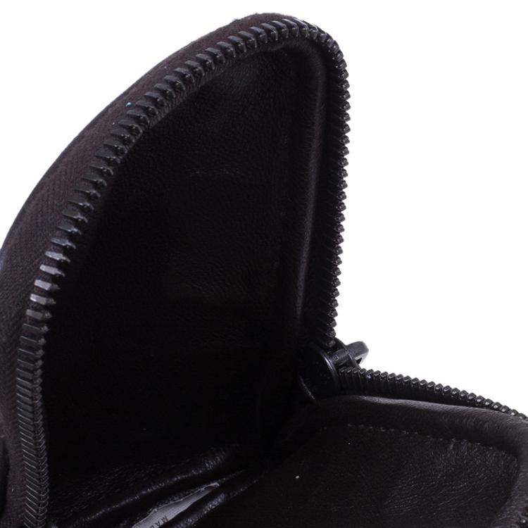 Pre Owned Bottega Veneta Brown Intrecciato High Tech Holder