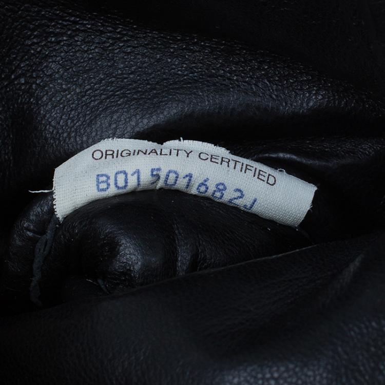 Pre Owned Bottega Veneta Black Intrecciato High Tech Holder