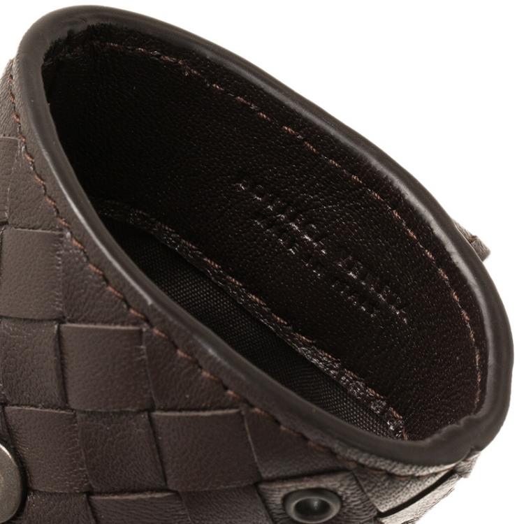 Pre Owned Bottega Veneta Brown Intrecciato Nappa iPhone 5 Case