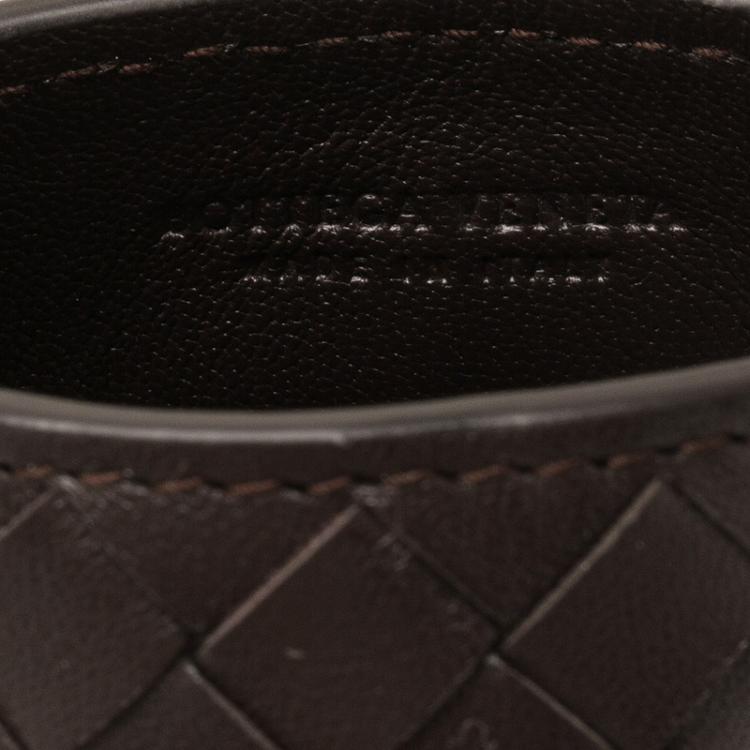 Pre Owned Bottega Veneta Brown Intrecciato Nappa iPhone 5 Case