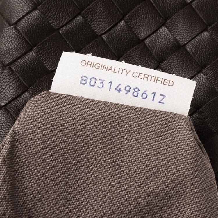 Pre Owned Bottega Veneta Brown Intrecciato Nappa iPhone 5 Case