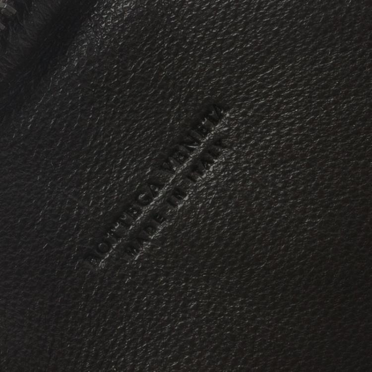 Pre Owned Bottega Veneta Brown Intrecciato High Tech Holder