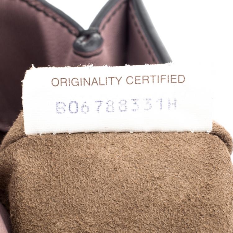 Pre Owned Bottega Venetta Desert Rose Nappa Intrecciato Leather Mezzaluna Bag