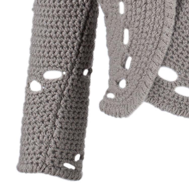 Pre Owned Bottega Veneta Light Green Cashmere Cardigan S
