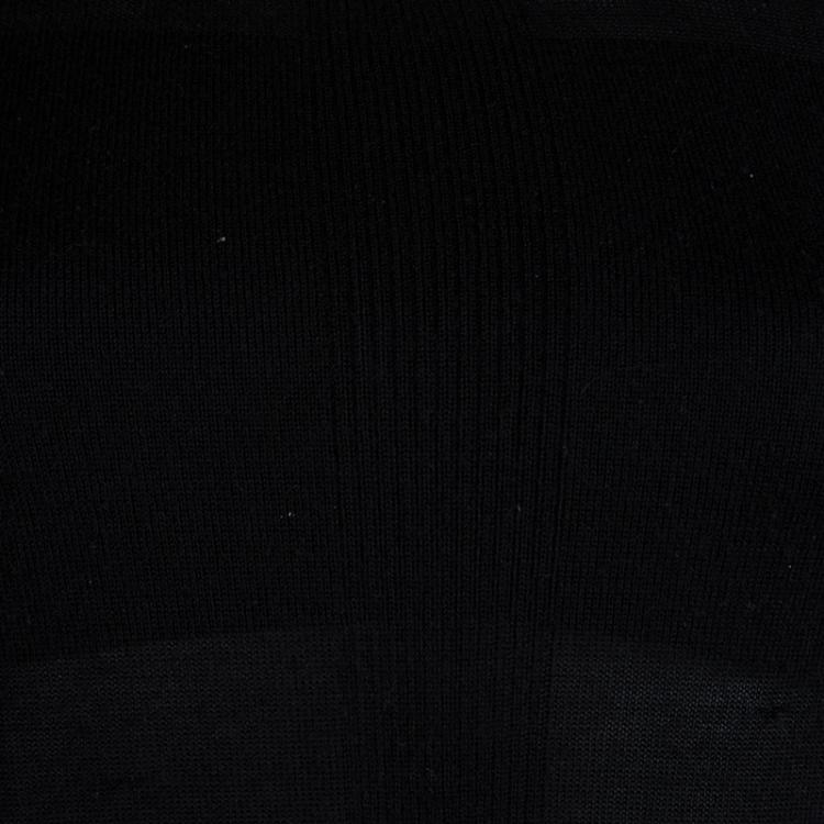 Pre Owned Bottega Veneta Black Cashmere Sweater M