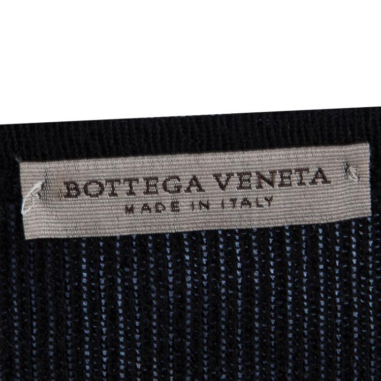 Pre Owned Bottega Veneta Black Cashmere Sweater M