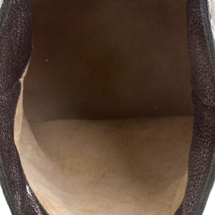 Pre Owned Bottega Veneta Metallic Silver Intrecciato Detail Cervo Leather Bucket Bag