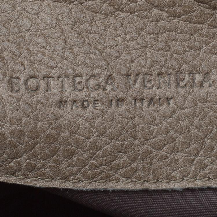 Pre Owned Bottega Veneta Multicolor Pebbled Leather Double Zip Satchel