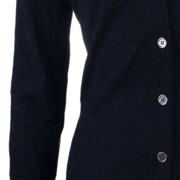 Pre Owned Burberry Brit Novacheck Cuff Cardigan Size S