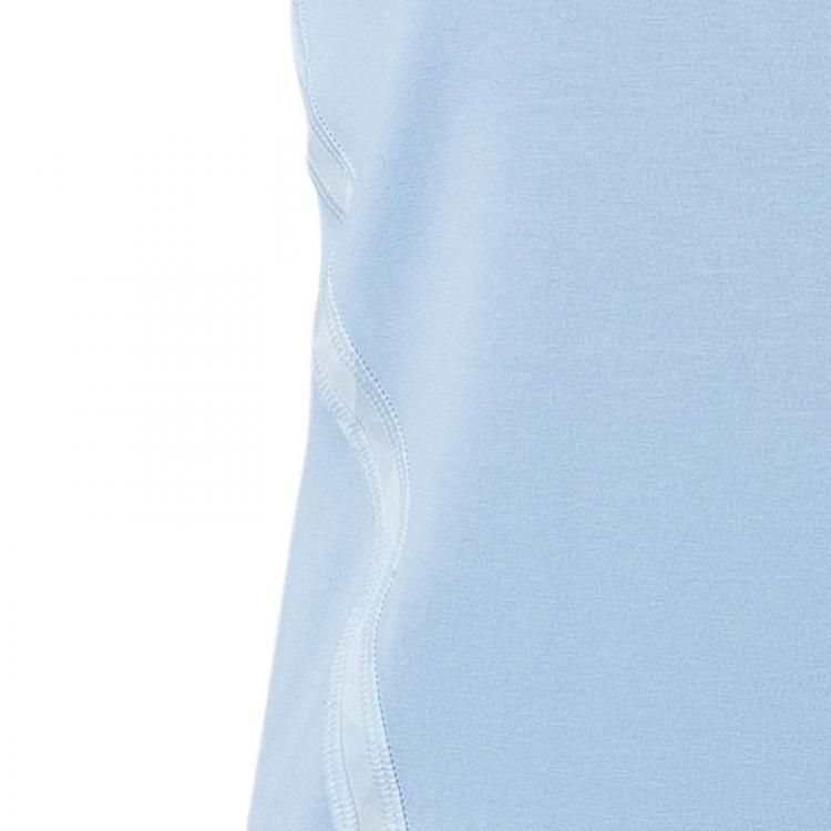Pre Owned Burberry Light Blue Cotton T-Shirt S