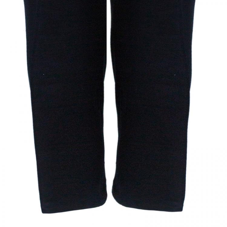 Pre Owned Burberry London Black Flare Trousers S