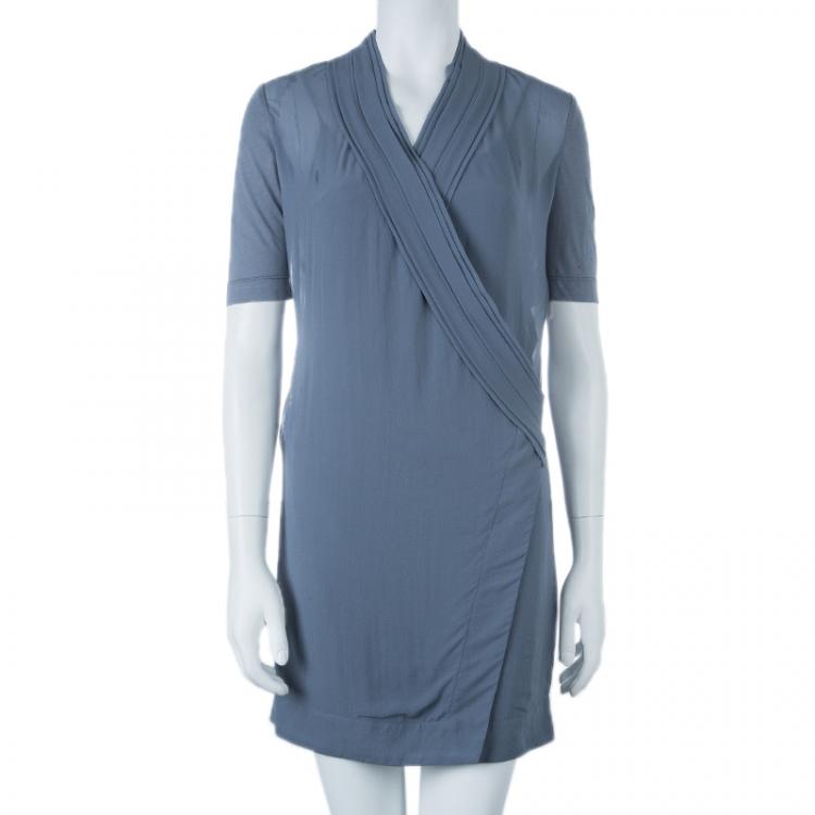 Burberry wrap discount dress