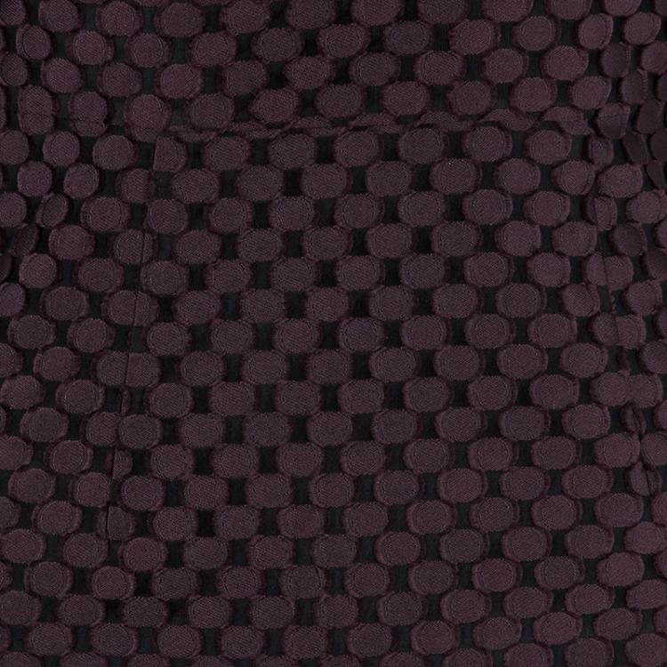 Pre Owned Burberry Plum Claret Dress XS