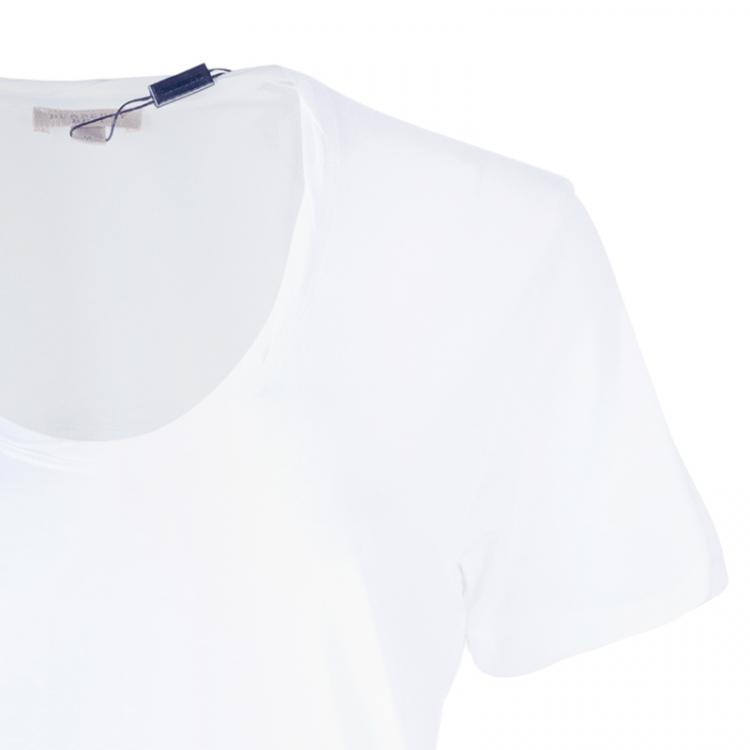Pre Owned Burberry White Crewneck T-Shirt M