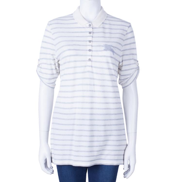 Burberry striped polo fashion shirt