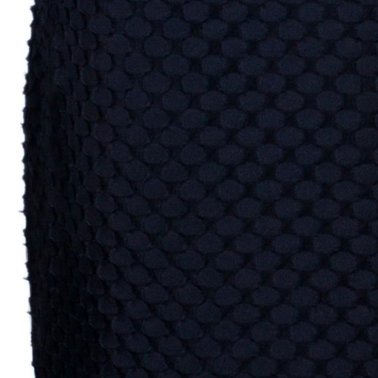 مملوكة مسبقًا Burberry Black Textured Skirt M