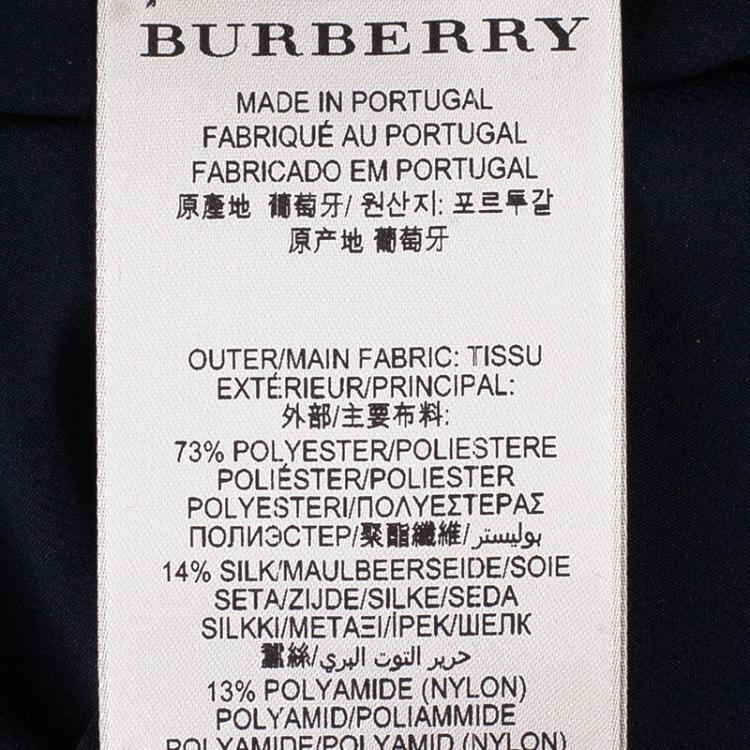 مملوكة مسبقًا Burberry Black Textured Skirt M