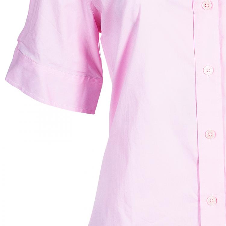 Pre Owned Burberry Pink Cotton Shirt M