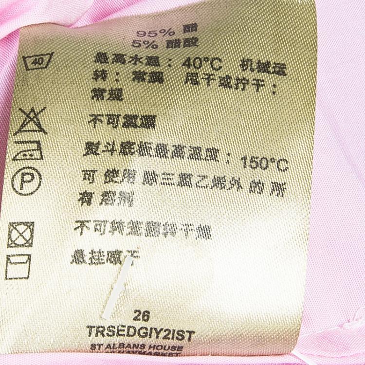 Pre Owned Burberry Pink Cotton Shirt M