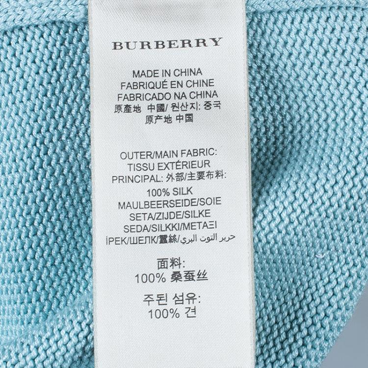 مملوكة مسبقًا Burberry Brit Green and White Gradient Sweater S