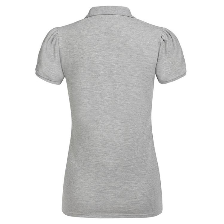 Pre Owned Burberry Brit Grey Melange Check Placket Polo Shirt L