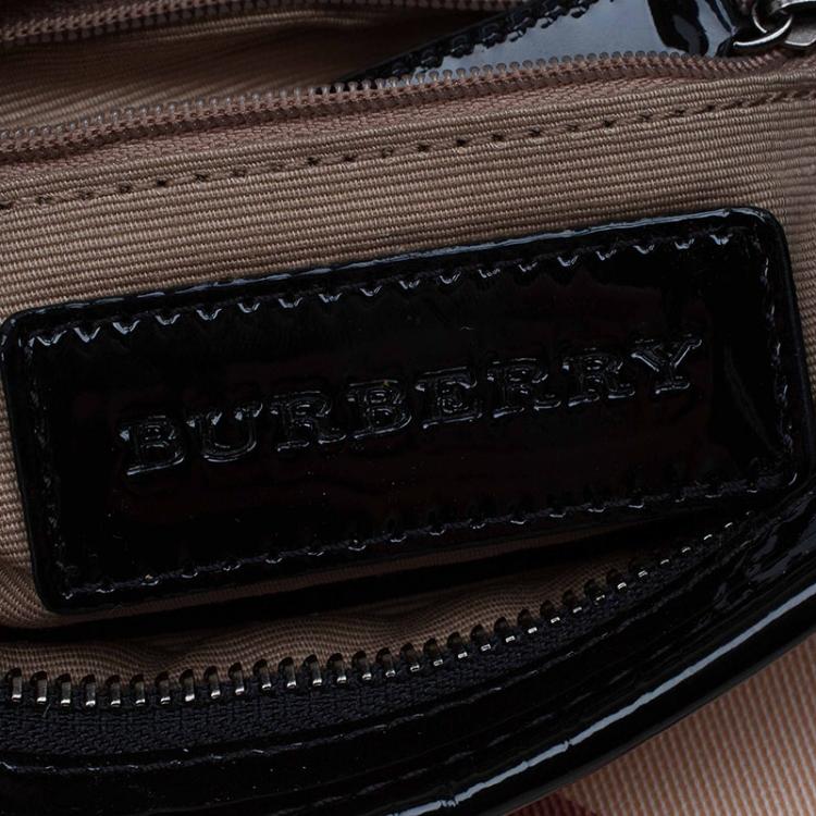 Pre Owned Burberry Beige Nova Check Coated Canvas Small Newbury Sling Bag