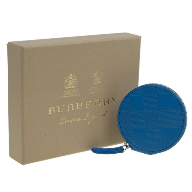 burberry round coin purse