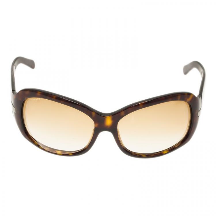 Pre Owned Burberry Tortoise Shell 4016 Sunglasses