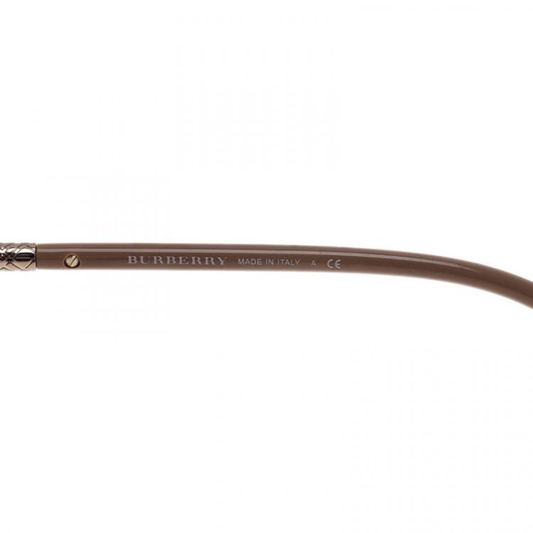 مملوكة مسبقًا Burberry Gold 3053 Aviators
