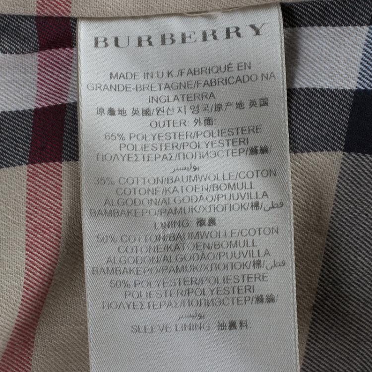 Pre Owned Burberry Black Long Heritage Trench Coat M