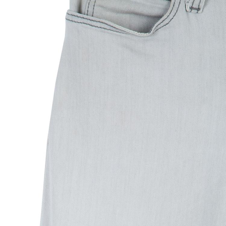 Pre Owned Burberry Brit Bexton Grey Skinny Jeans S