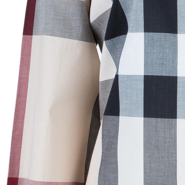 Pre Owned Burberry Beige Nova Check Shirt M