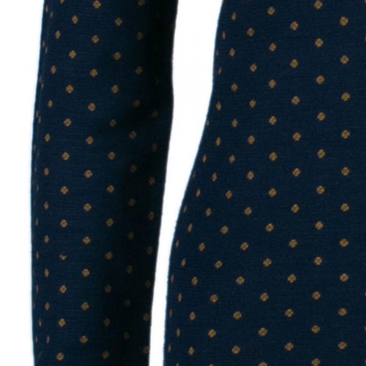 Pre Owned Burberry Polka Dot Knit Sweater M