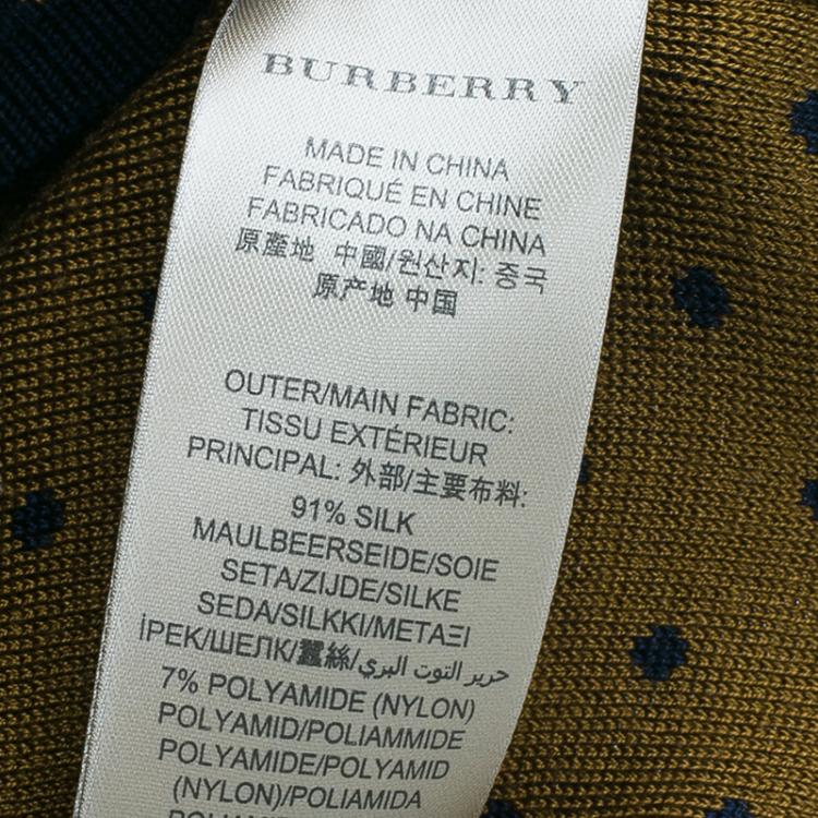 Pre Owned Burberry Polka Dot Knit Sweater M