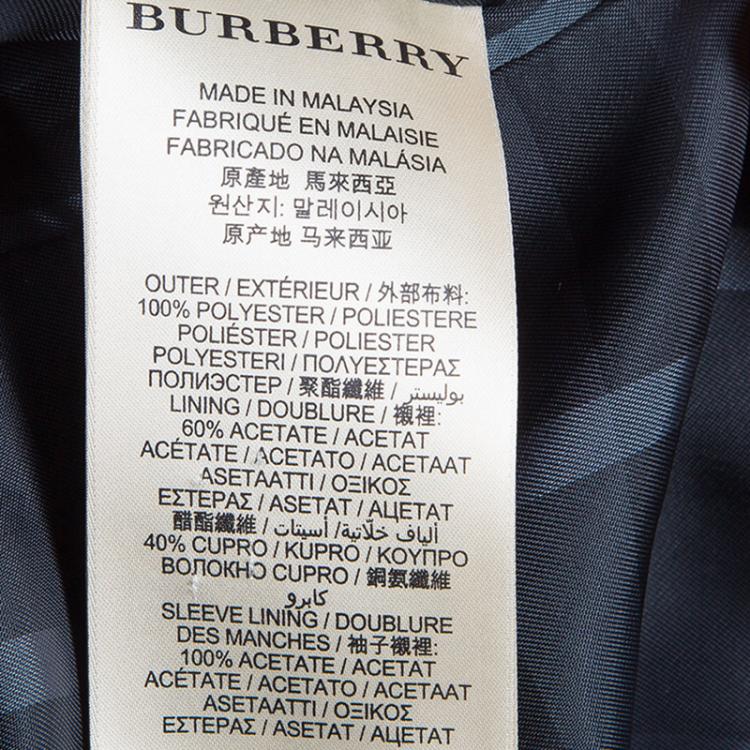 Pre Owned Burberry Down Filled Jacket with Fur Hood S