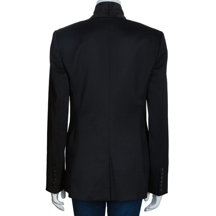Pre Owned Burberry Prorsum Black Tailored Blazer L