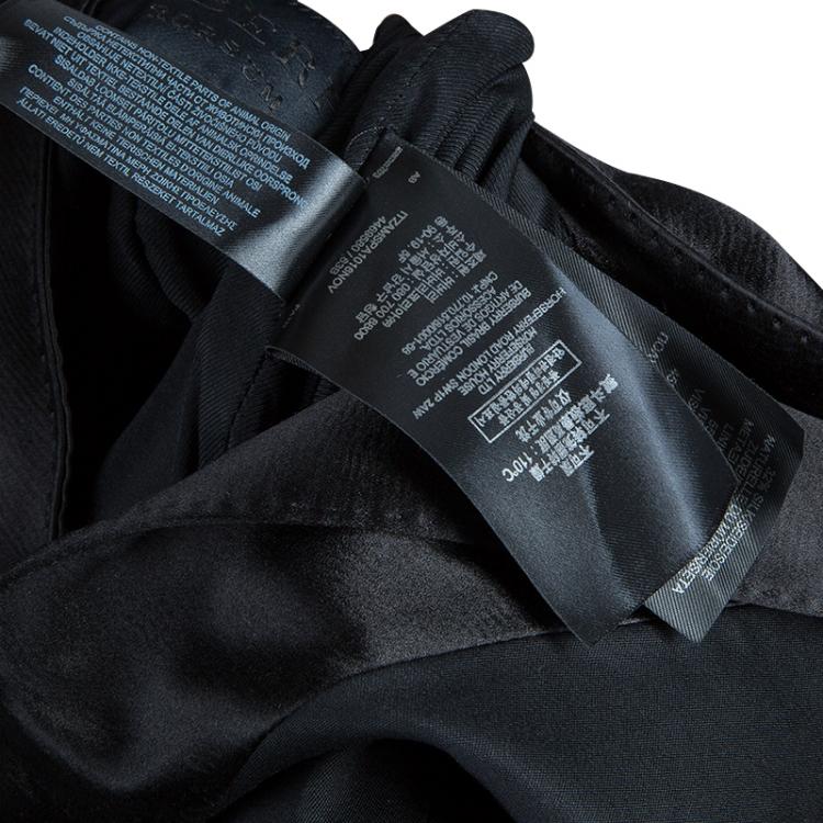 Pre Owned Burberry Prorsum Black Tailored Blazer L