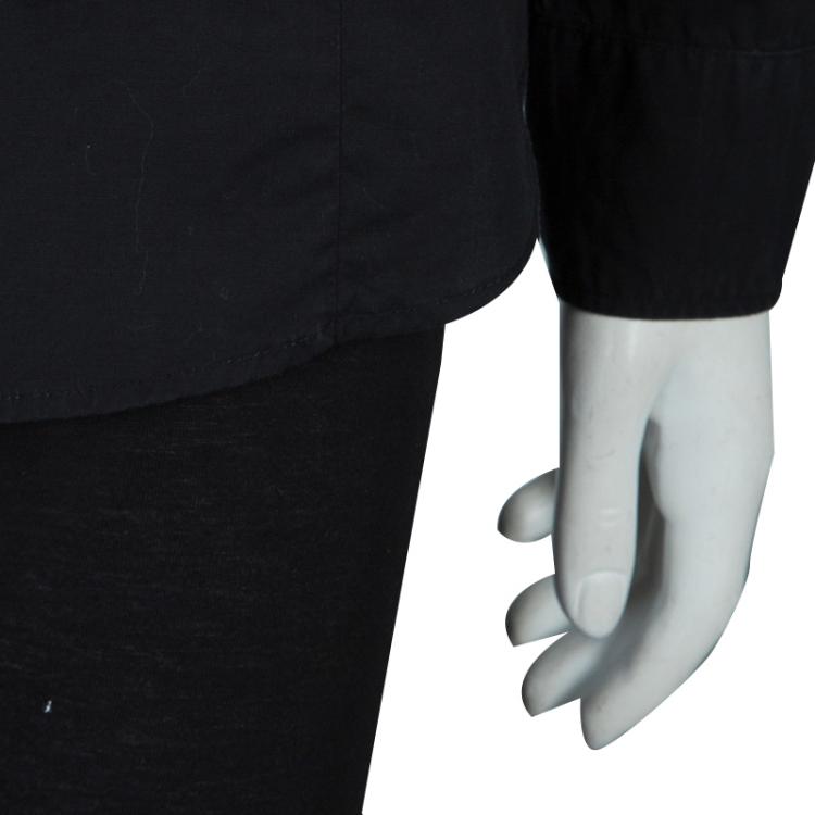 مملوكة مسبقًا Burberry Black Long Sleeve Cotton Shirt M