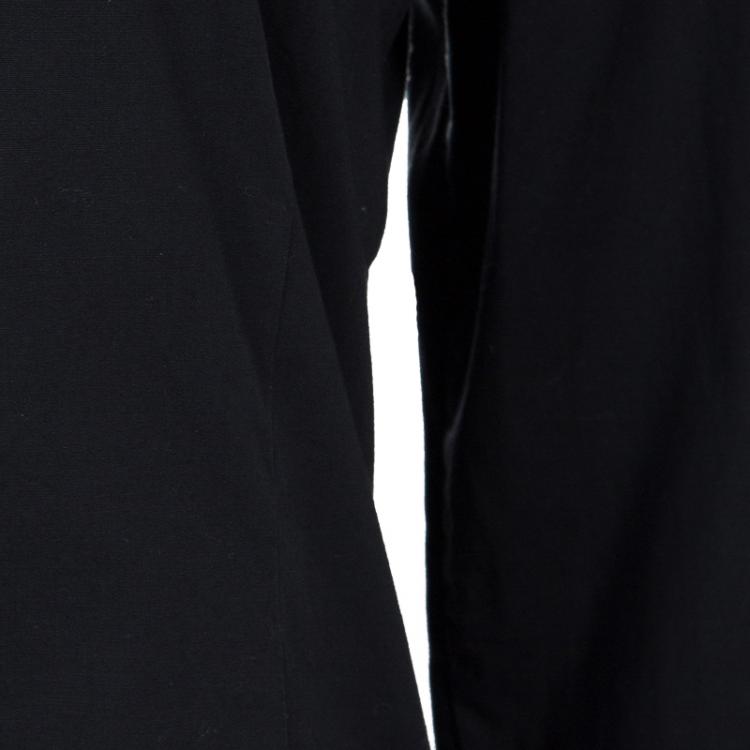 مملوكة مسبقًا Burberry Black Long Sleeve Cotton Shirt M