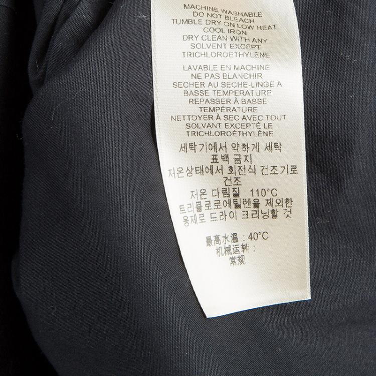 مملوكة مسبقًا Burberry Black Long Sleeve Cotton Shirt M