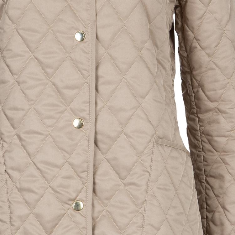 Pre Owned Burberry Beige Diamond Quilted Jacket S