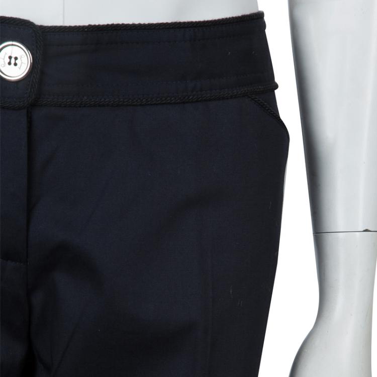 Pre Owned Burberry Navy Blue Trousers M/L