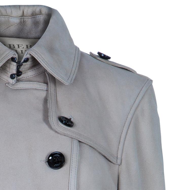 مملوكة مسبقًا Burberry Brit Beige Shearling Aviator Jacket M