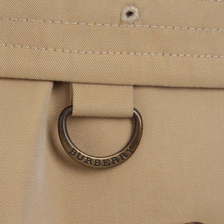 Pre Owned Burberry Beige Short Trench Coat S