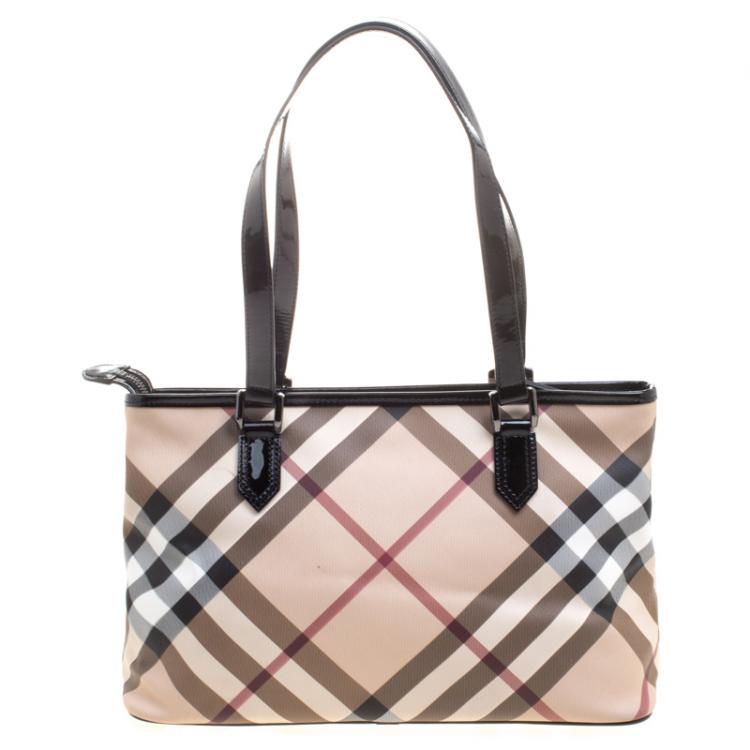 burberry vinyl tote