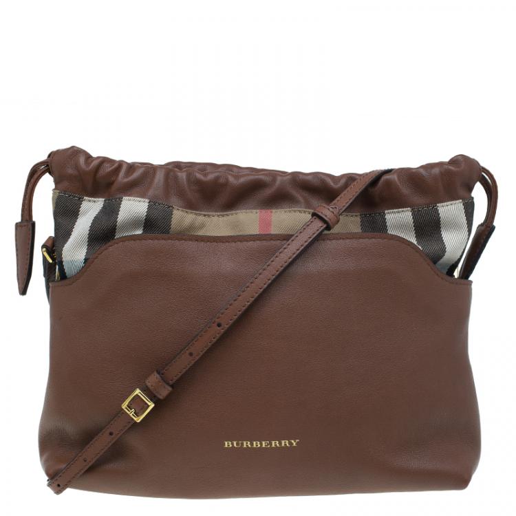 Burberry Brown Check Crossbody Bag ○ Labellov ○ Buy and Sell Authentic  Luxury