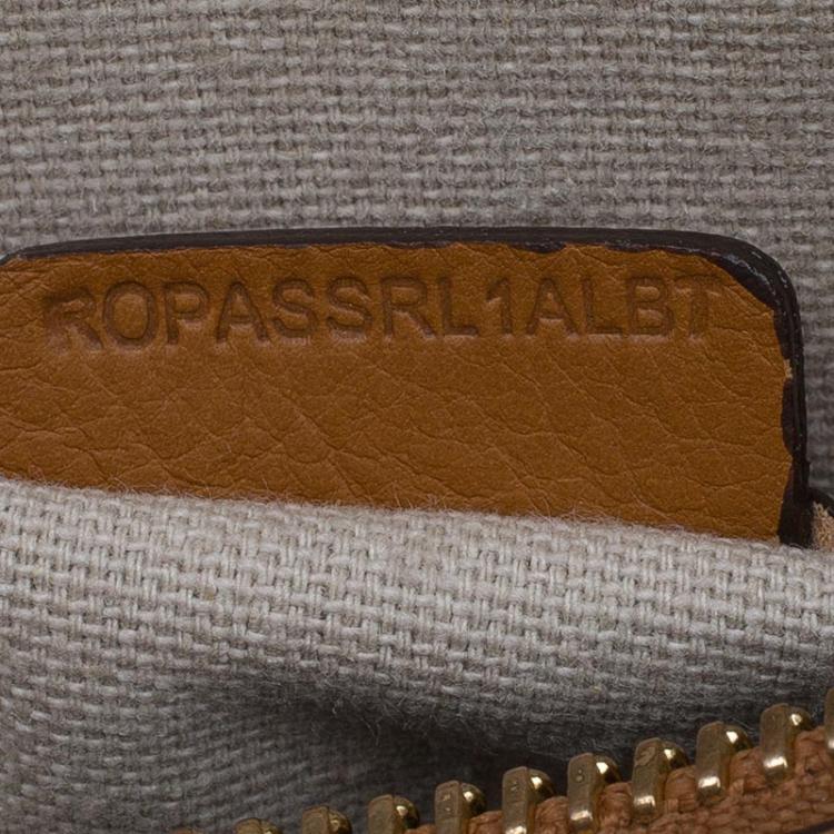 Pre Owned Burberry Brown Leather Rope Alchester Bowling Bag
