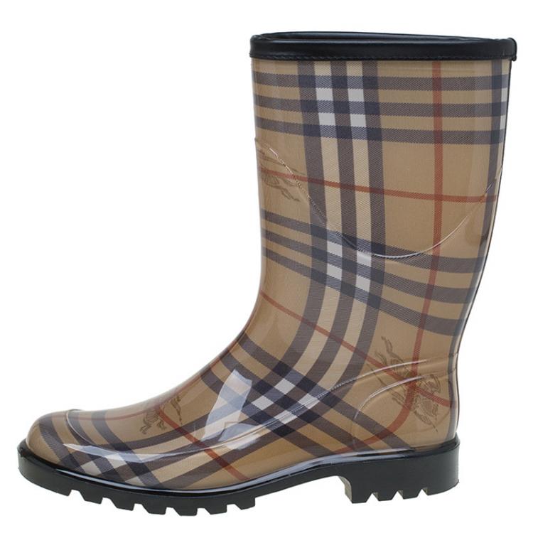 Burberry Women's House Check Rain Boots