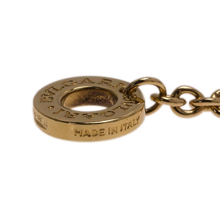 Pre Owned Bvlgari B.ZERO1 3-Elements 18K Yellow, White and Pink Gold Soft Bracelet 