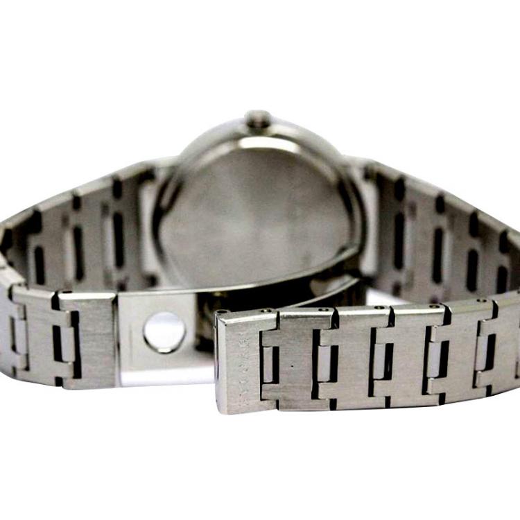 Pre Owned Bvlgari Black Stainless Steel Bvlgari-Bvlgari Women's Wristwatch 26MM